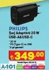PHİLİPS ŞARJ ADAPTÖRÜ 20 W PHİLİPS ŞARJ ADAPTÖRÜ 20 W